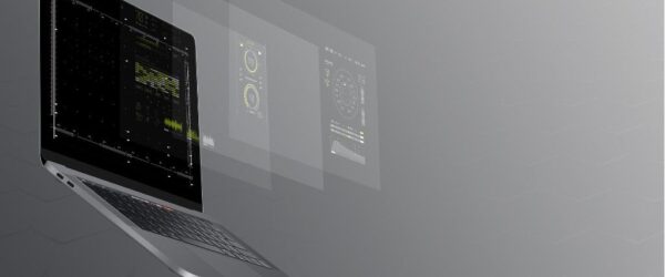 fake-antivirus Laptop with virtual screens, representing fake antivirus.