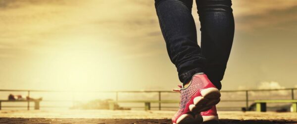 american-heart-association-walk A low shot of a person walking.