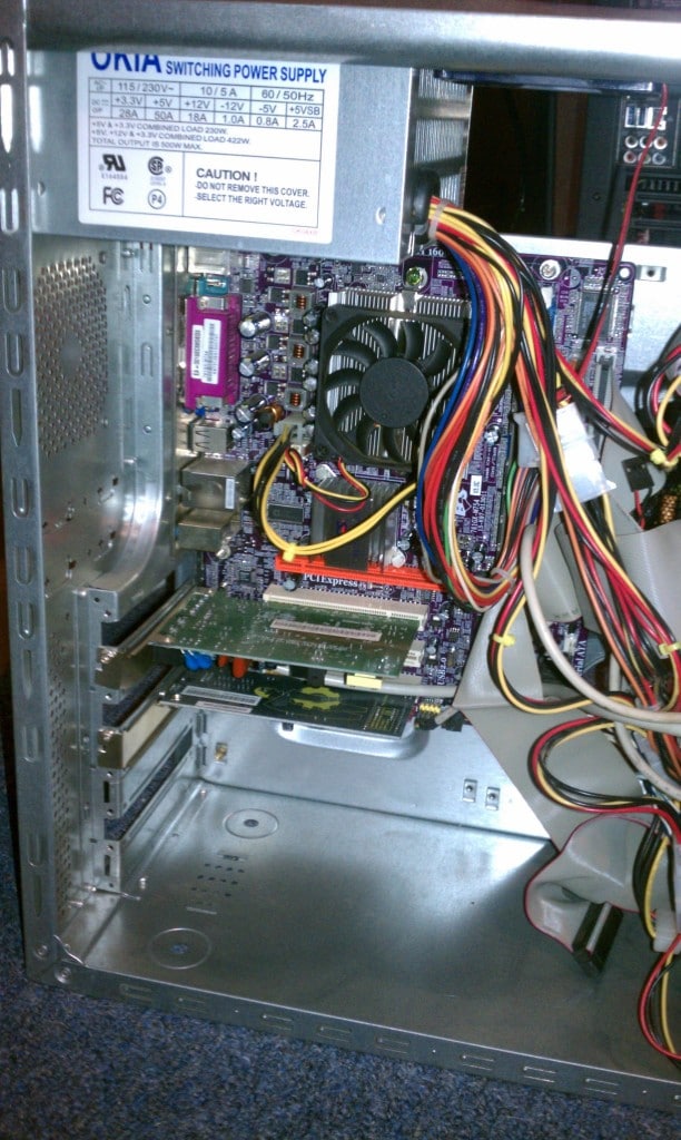 333687_10150853653830459_583155458_21058109_365219215_o An after picture of the cleaned fan on the motherboard inside the PC case