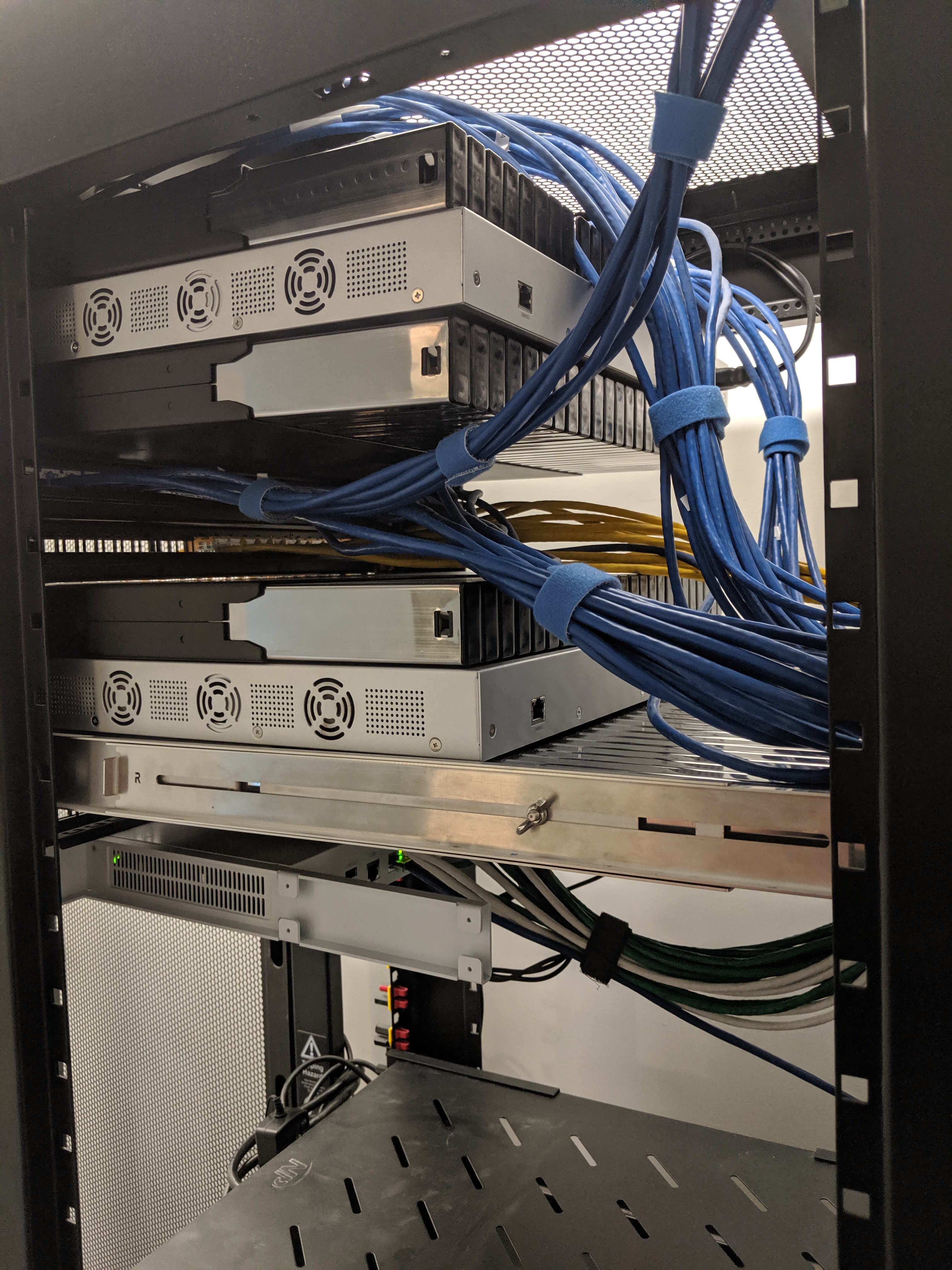 Cape Fear Smiles Rack wiring close up