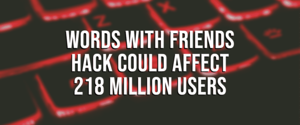 Words With Friends Hack Could Affect 218 Million Users Banner - Featuring a red keyboard