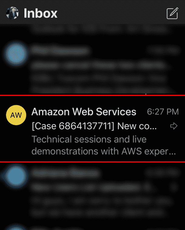 A screenshot of an Amazon phishing email