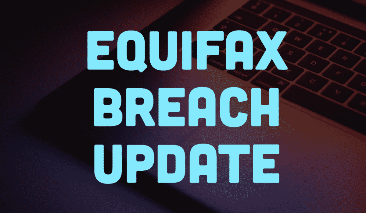 Equifax Breach Update Banner - Featuring a Laptop Keyboard