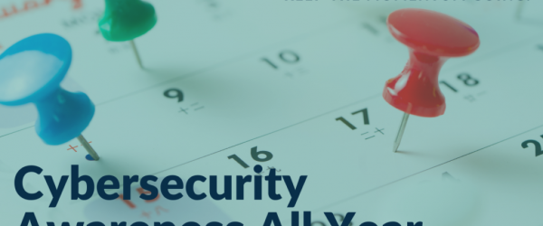 Keep the Awareness & Momentum Going Year-Round! Banner - Featuring pins in a calendar