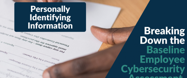 Baseline Employee Cybersecurity Assessment – Handling PII Banner
