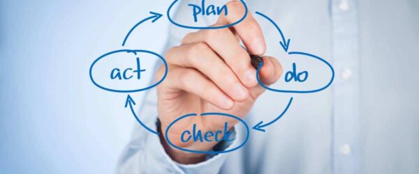 Key Reasons Why Your Business Needs a Continuity Plan A man drawing a diagram, planning Myrtle Beach cybersecurity & business continuity strategies.